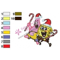 SpongeBob SquarePants Embroidery Design 7